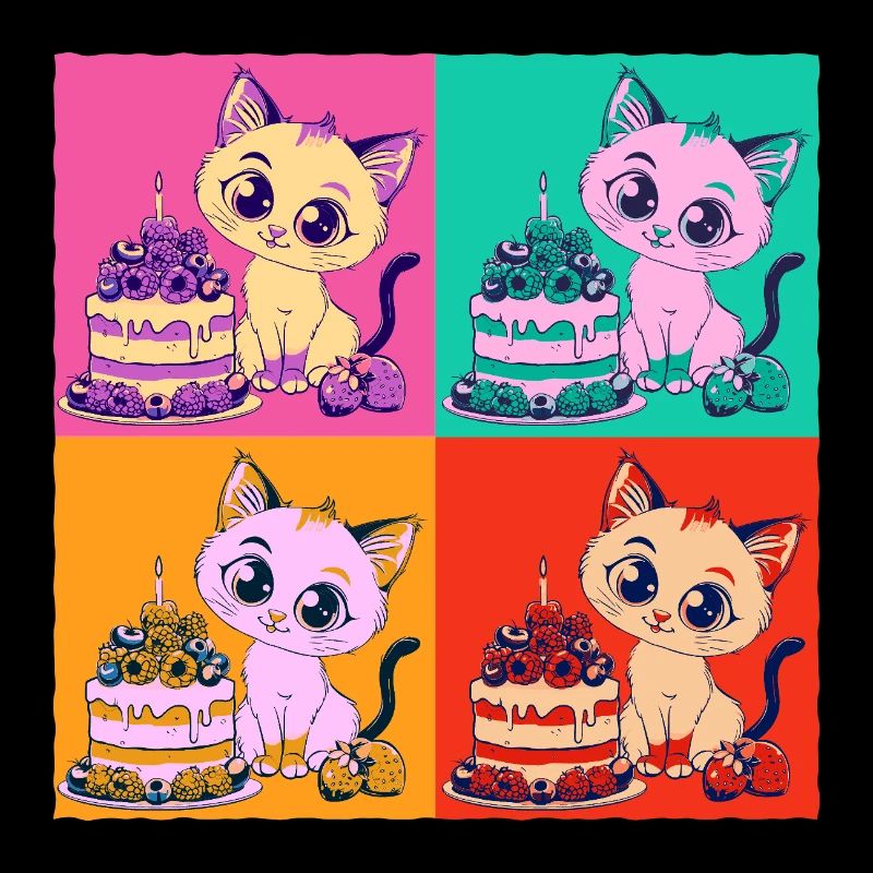 Sweet Tooth Cat Cake Cake Snacking Baking Sweet