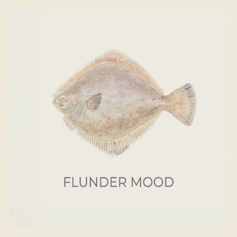 Flounder Mood – Funny Fish Humor