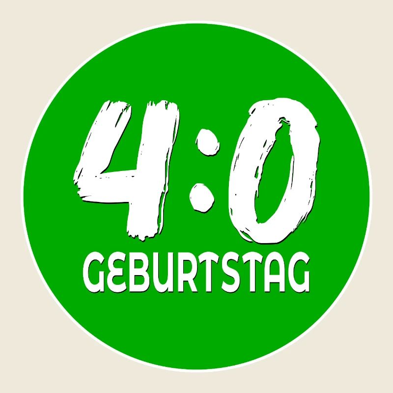 Fußball Vierzig 40. Geburtstag