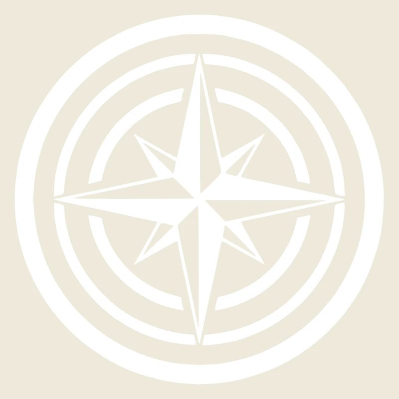 Compass Wind Rose Circle Navigation Clean