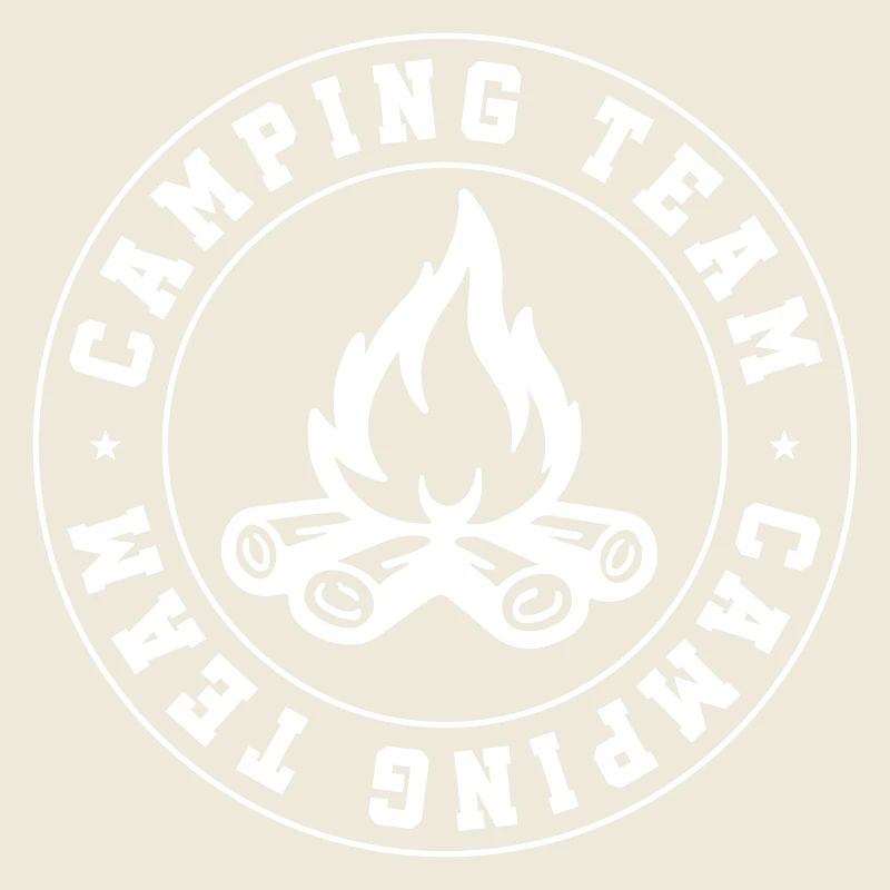 Camping Team Campfire