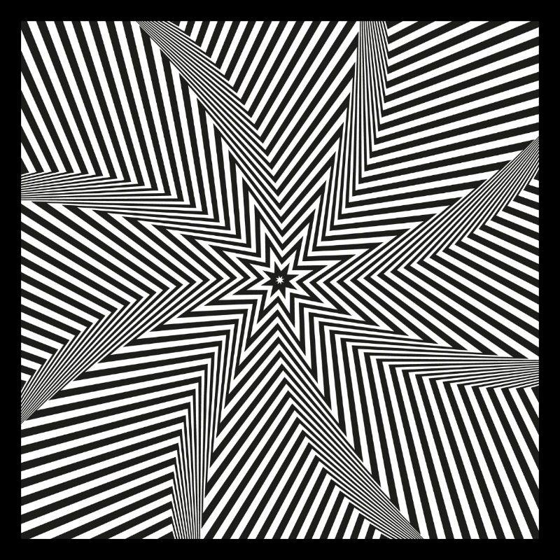 Starburst optisches Labyrinth