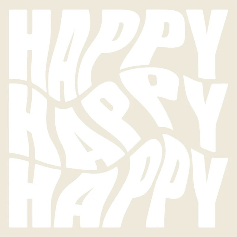 Typographie du graffiti Bold Happy