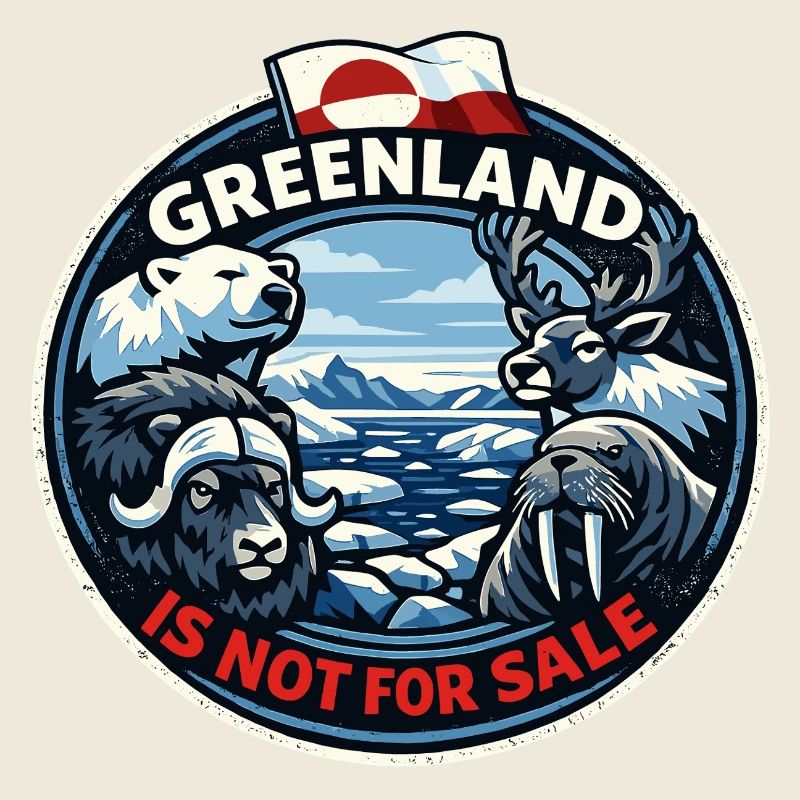 Drapeau du Groenland n’est pas à vendre