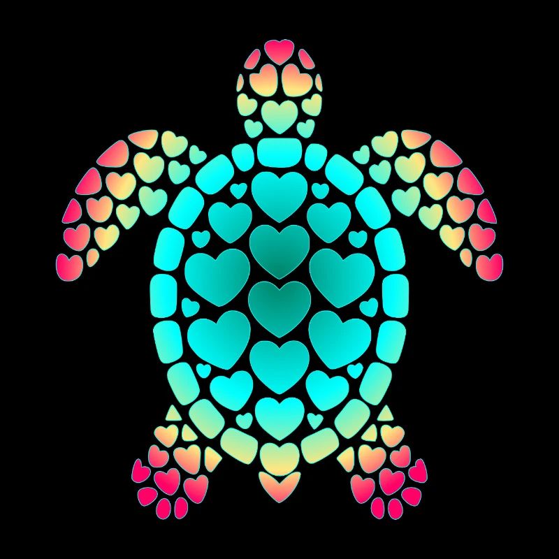 Valentine's Day Diver Turtle