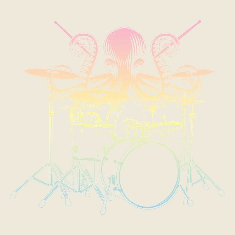 Drums Drummer Squid