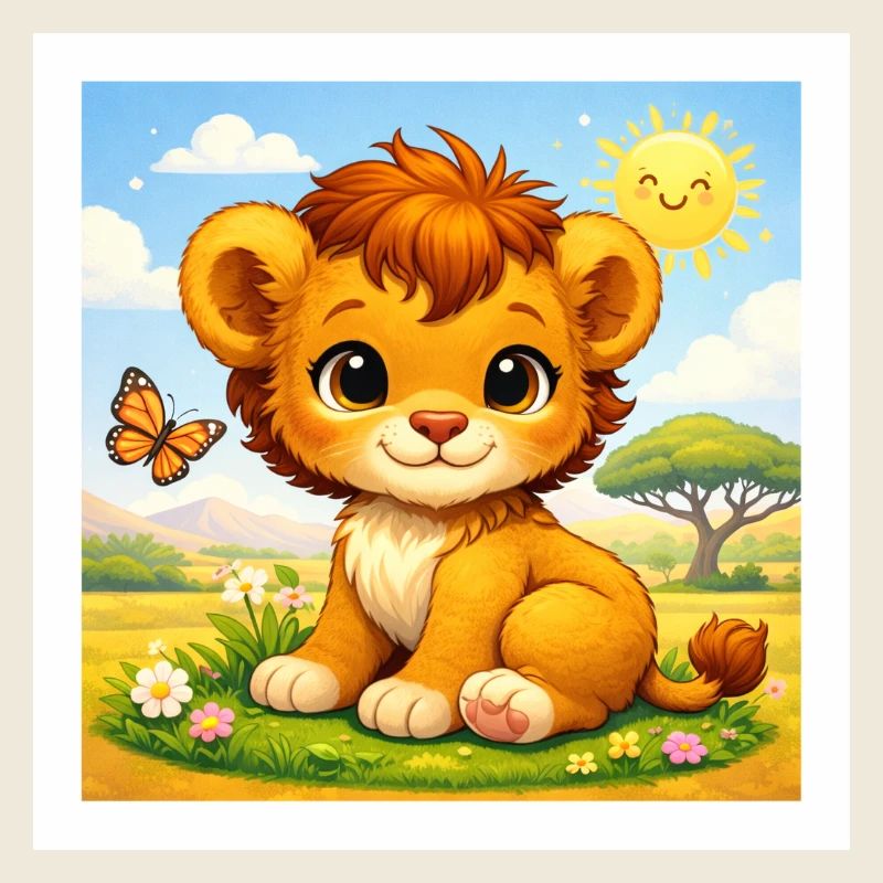 Sunny der kleine Löwe