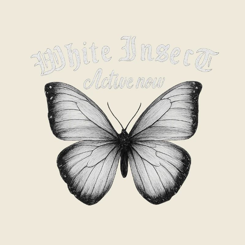 White Butterfly Active Fans Gift Idea