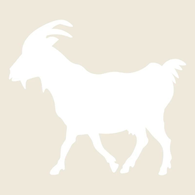 Ziege weiß