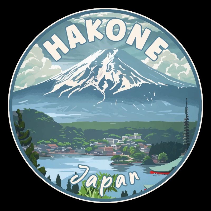 Entdecken Sie Hakone in Japan Landschaftsreisekunst