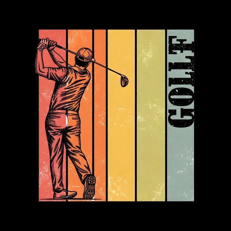 1Man Humor Golf Funny Idea Golfer Golf Pattern