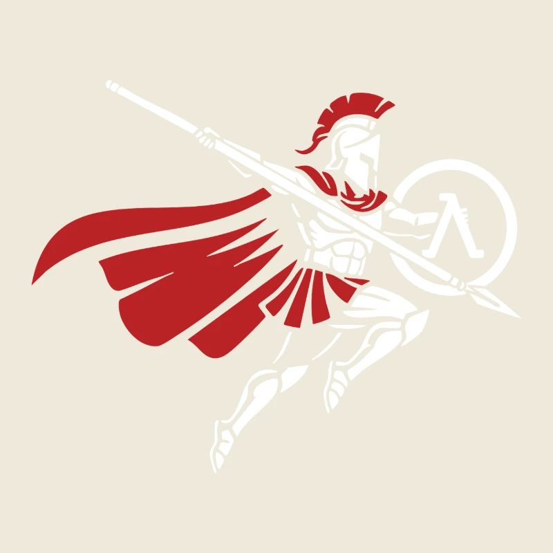 Spartan Spear Jump Maskottchen Spartan Strike