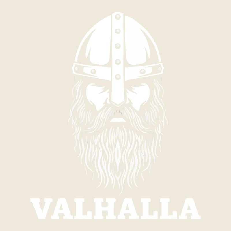 Wikingerkrieger Valhalla Nordisches Helm-Maskottchen