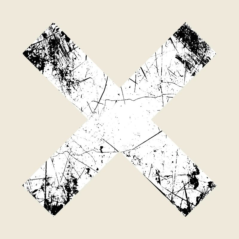 Grunge X Cut Pattern