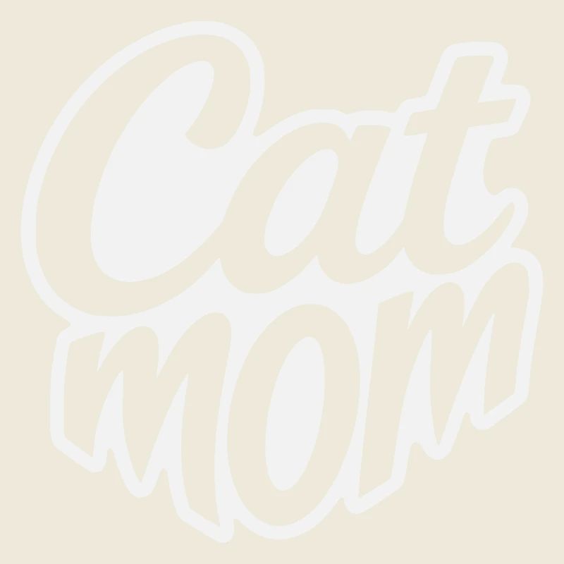 Maman chat, Lettrage maman chat,