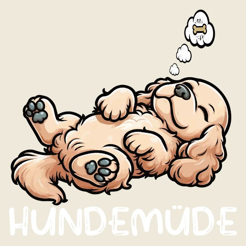 Hundemüde Cocker Spaniel Cockerhund Cockerbesitzer