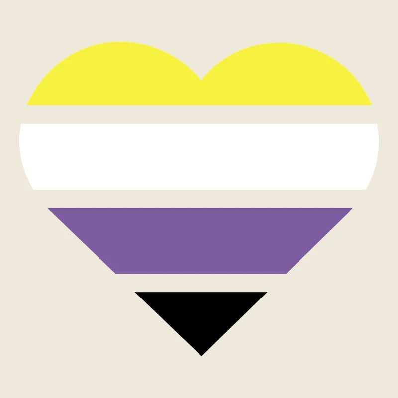 Pride Flag Heart · Nonbinary