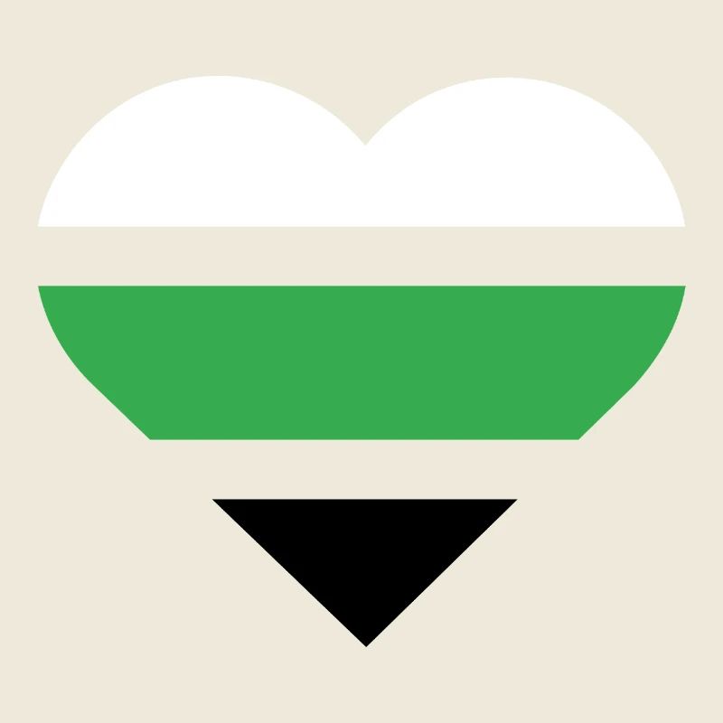 Pride Flag Heart · Neutrois