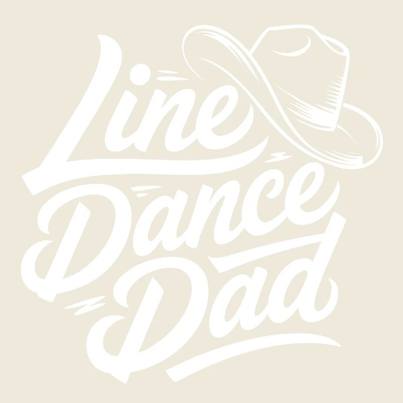 Line Dance Dad Cowboy Hat Design