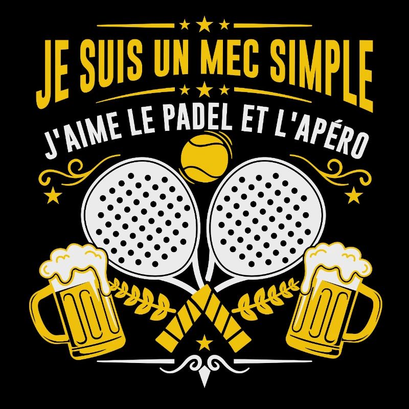 Mec Simple sportif Padel et Apéro