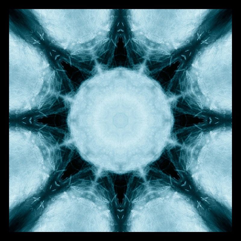 Icy Mandala Kaleidoscope