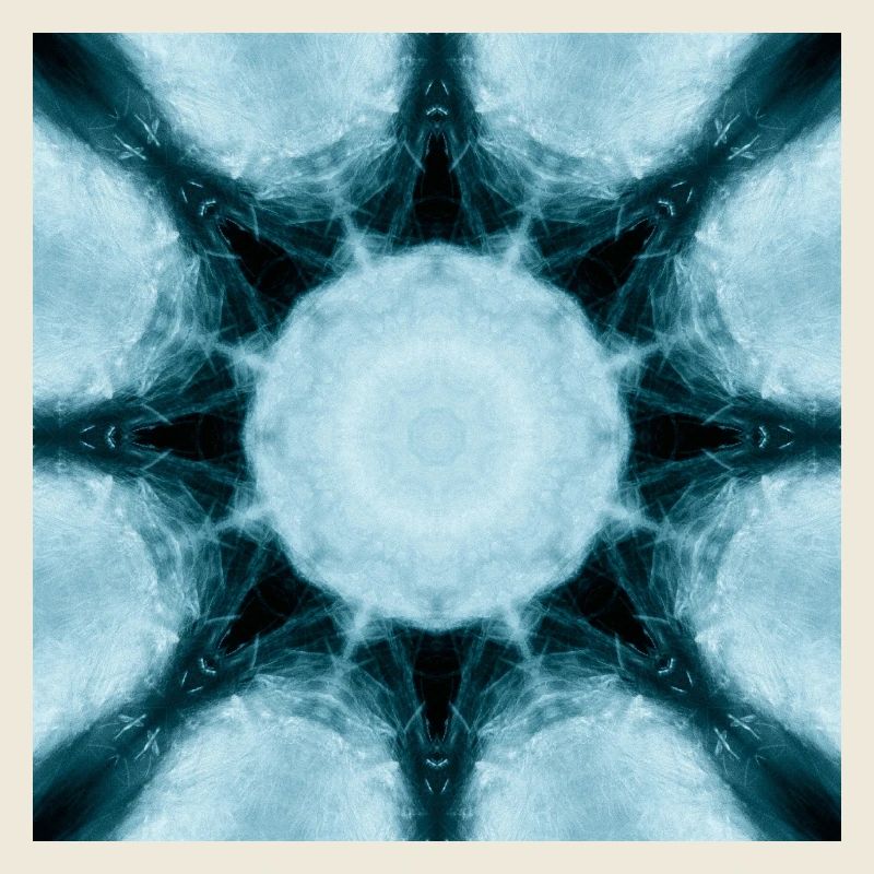 Icy Mandala Kaleidoscope