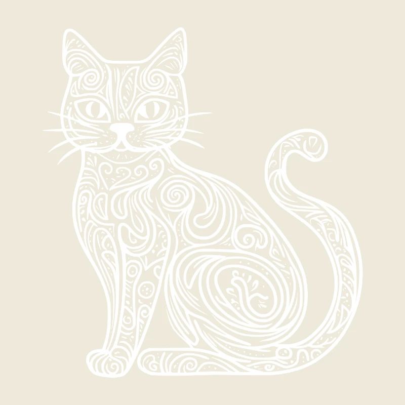 Katze Skizze 
