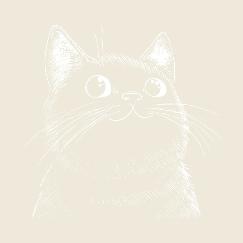 Funny Cat Sketch
