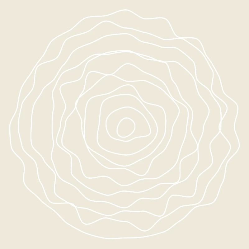 Konzentrische Linie Rose
