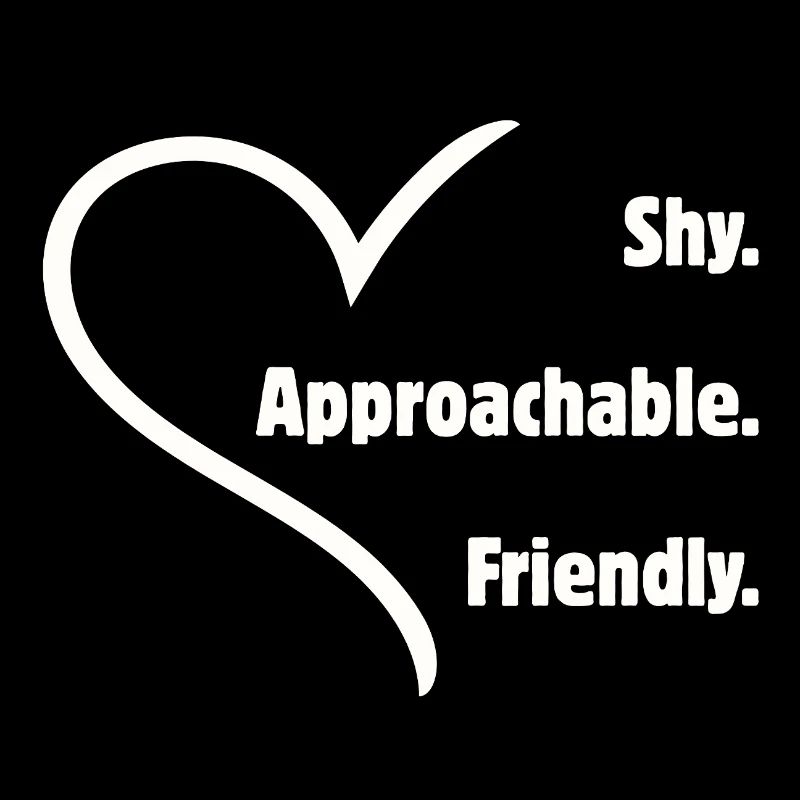 Flirteurs introvertis timides amicaux accessibles