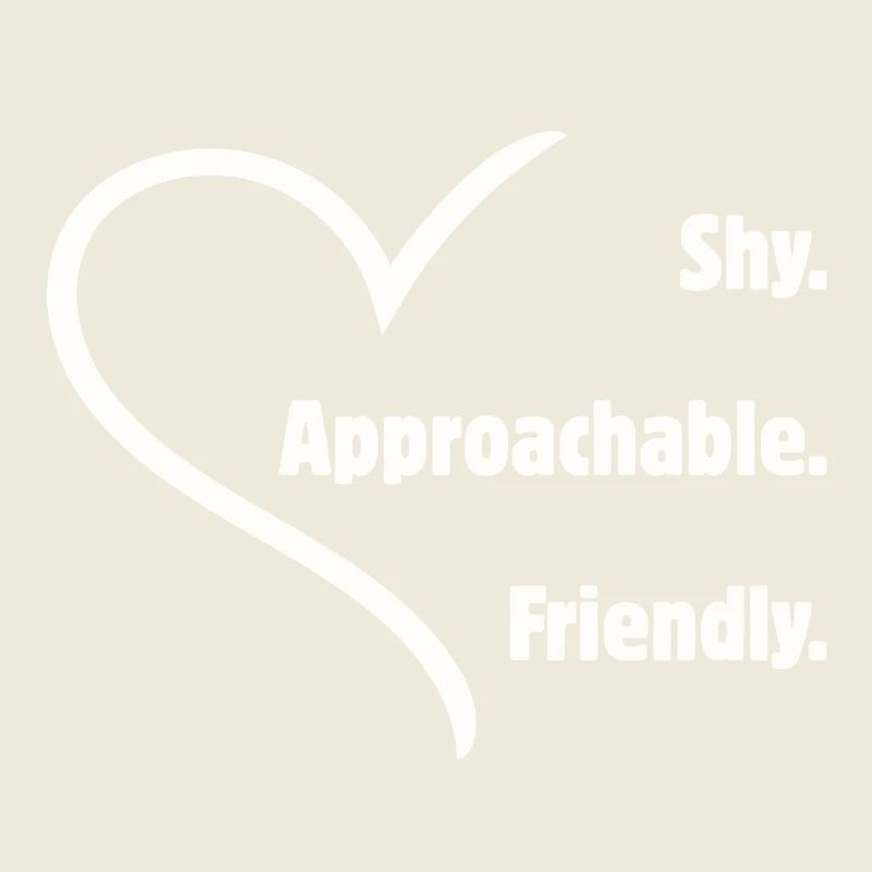 Flirteurs introvertis timides amicaux accessibles