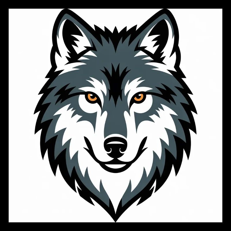 Wolf Graphic Emblem