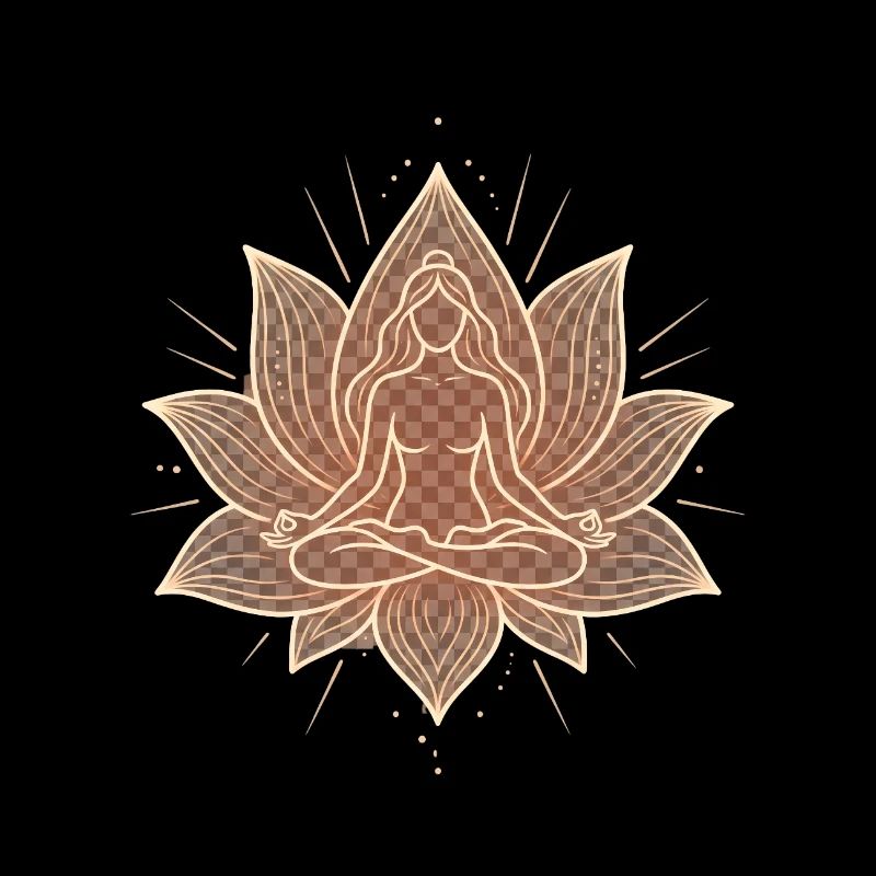 Zen-Lotus Meditationsblüte