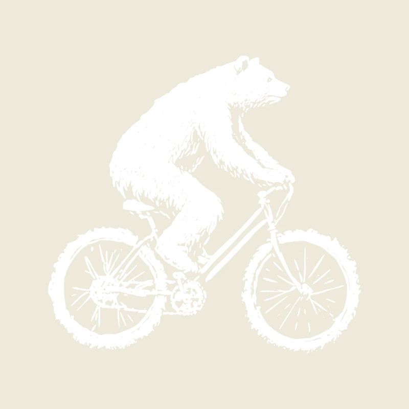 Cycliste Bear Wheel