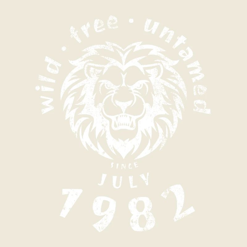 44. Geburtstag Wild, free & untamed since 07/1982