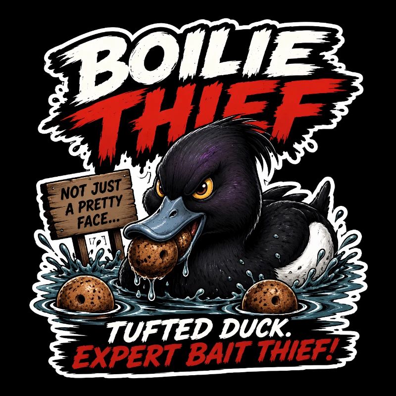 Boilie Thief lustiges Karpfenfischen-Design