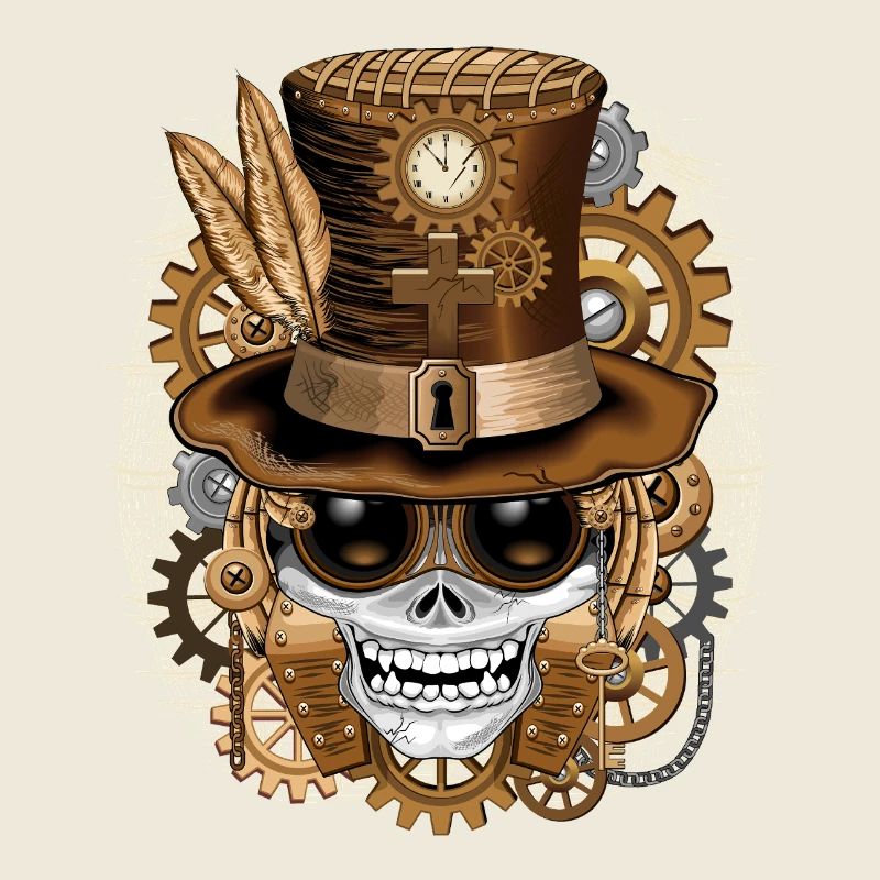 Skull Steampunk Voodoo