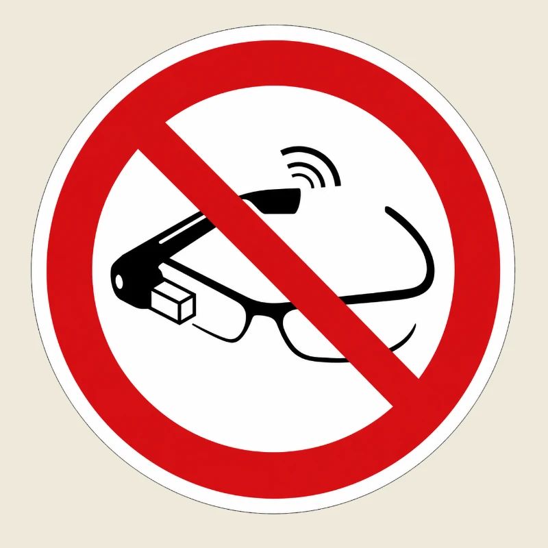 Lunettes intelligentes interdites