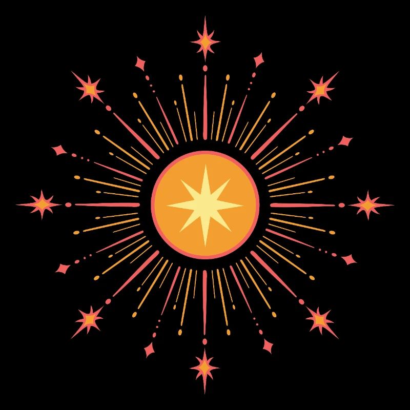 Étoile du solstice d’été – Symbole du soleil de Litha