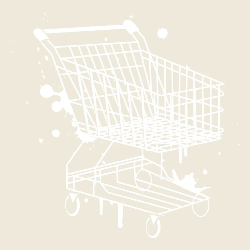 Panier d'achat graffiti
