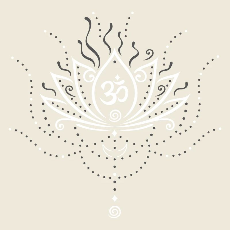 Lotus flower, white version