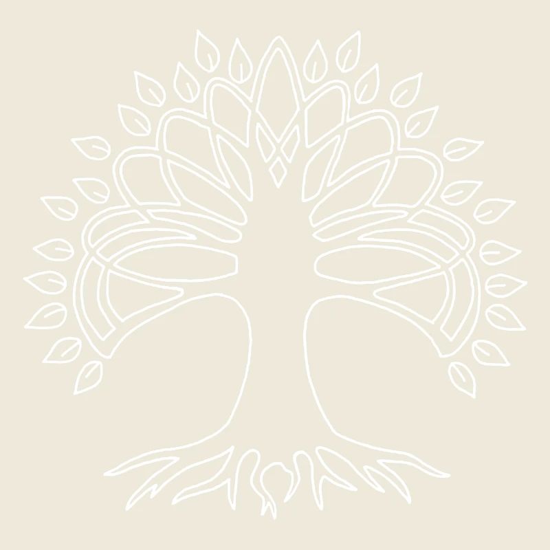 Weißer Baum des Lebens