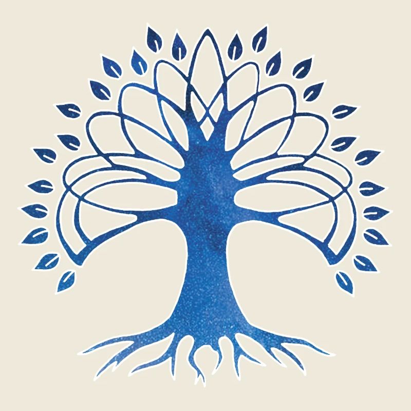 Lebensbaum und Sternenhimmel