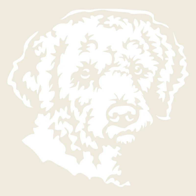 Lagotto Romagnolo Head "Black Edition"