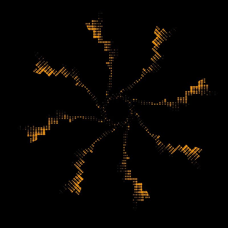 Pixel de feux d’artifice Éolienne gyroscopique