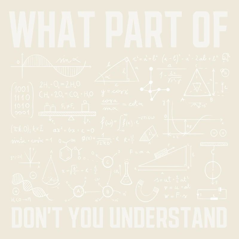 Quelle partie de ne comprenez-vous pas Funny Math