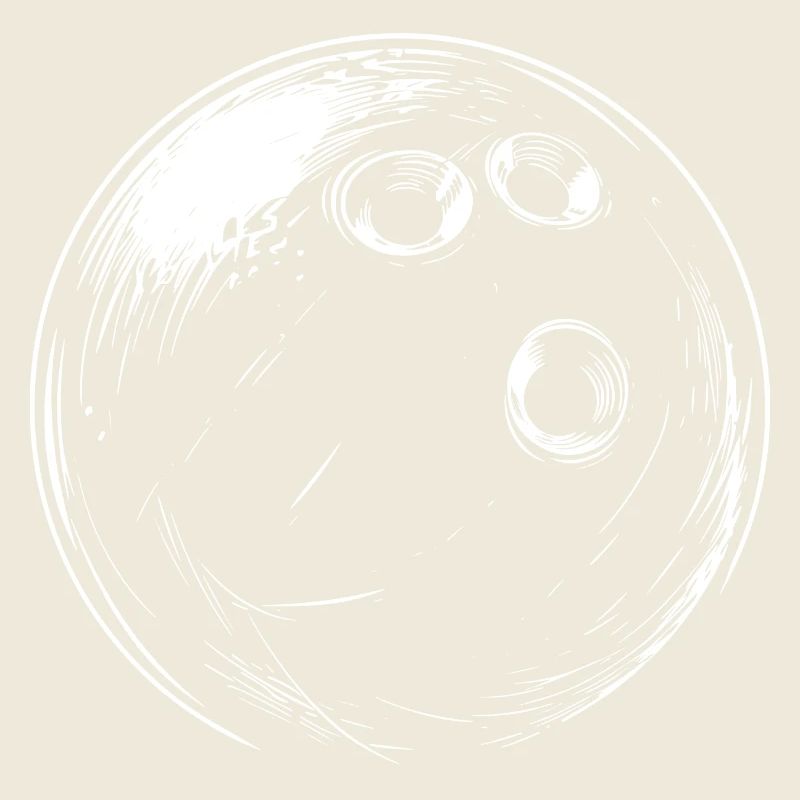 Dessin de boule de bowling