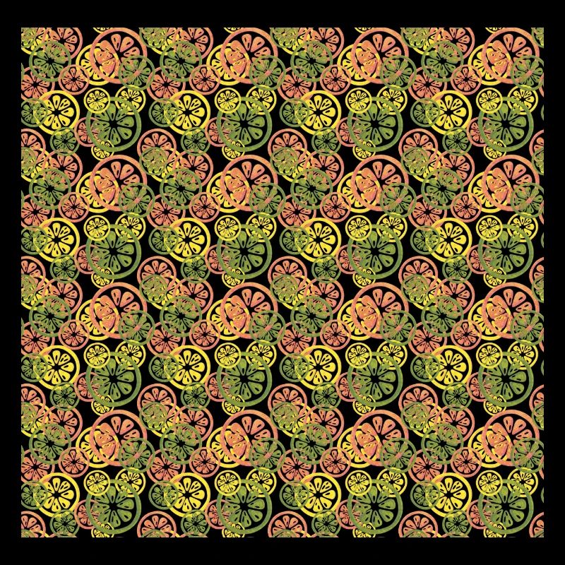 Fruit Lemon Orange Pattern