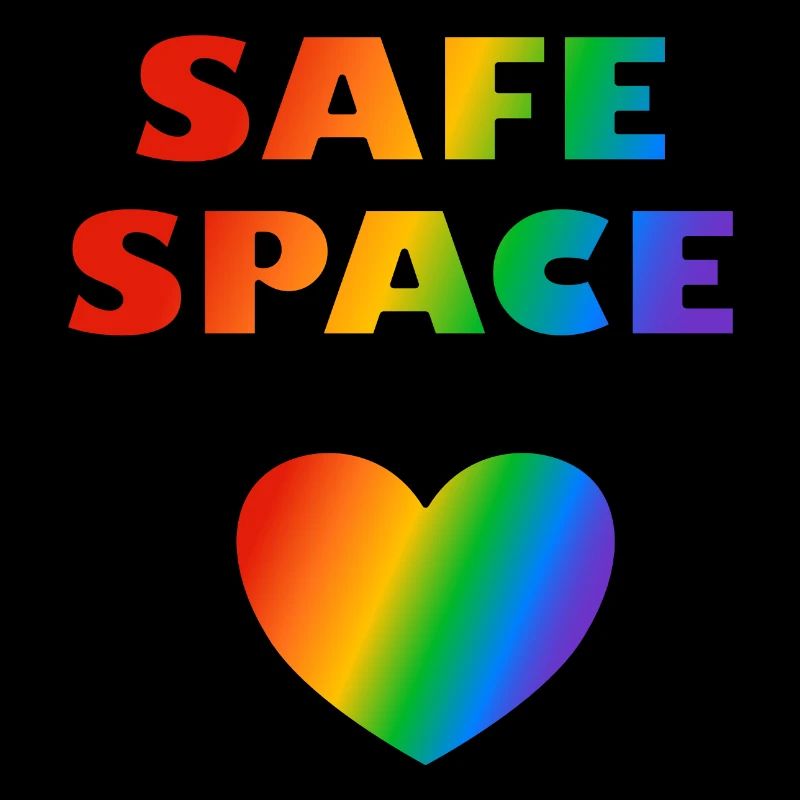 LGBT Safe Space Regenbogenherz