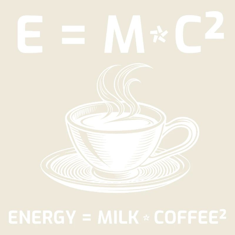 Coffee Drinker Coffee Formula E=MC2